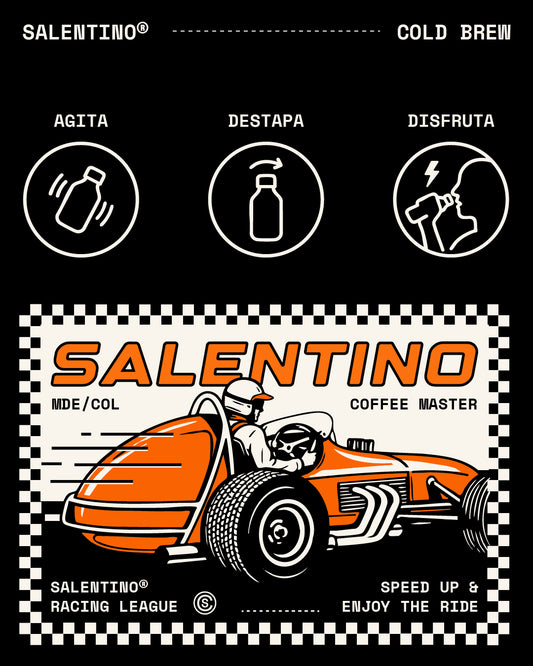 Cold Brew Salentino | Café Concentrado de Origen Quindío (4 Pack)