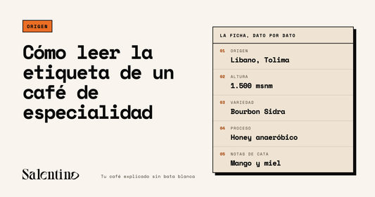 Cómo leer la etiqueta de un café de especialidad