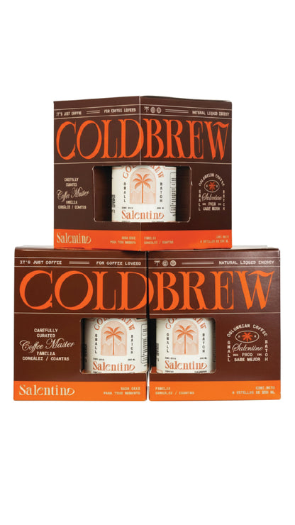 Cold Brew de Especialidad Listo para Tomar - Bebida Energizante Natural (Pack x12)